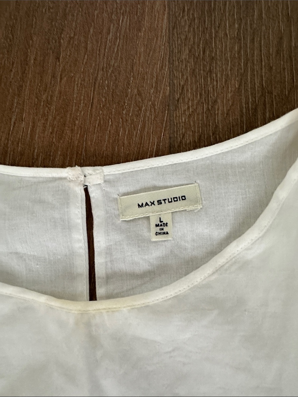 Max Studio White Eyelet Lace Tank Top - Picture 2 of 3